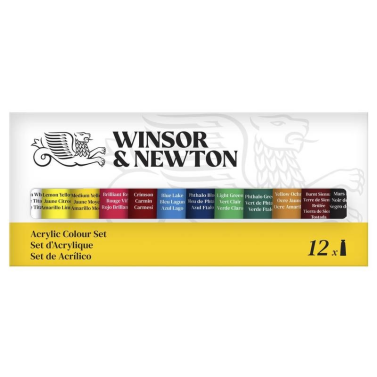 Estojo Tinta Acrilica C/12 10ml 2790001 Winsor Newton